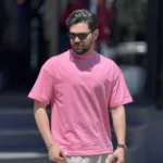 تیشرت بیسیک پارچه دو نخ گرم بالا - Image 7