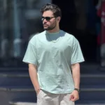 تیشرت بیسیک پارچه دو نخ گرم بالا - Image 8