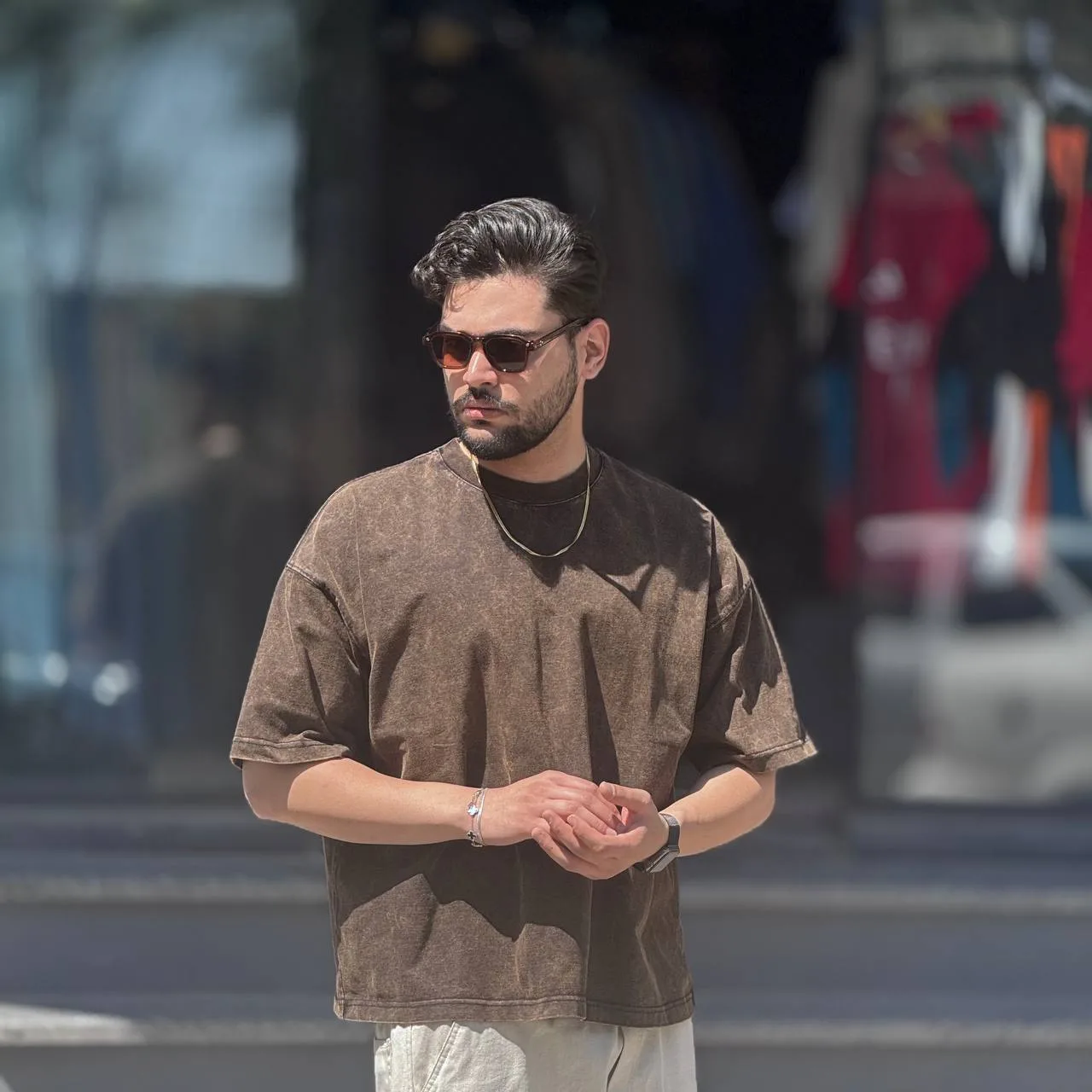 WhatsApp Image 2025-04-21 at 8.16.33 AM تیشرت سنگ شور بیسیک امیری - Image 1