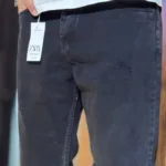 شلوار مام فیت جین خراش دار کد 6858 - Image 3