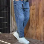 شلوار مام فیت جین ساده کد3/693