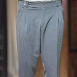 شلوار مام فیت پارچه ای بزیاق ترک ساده - Image 4