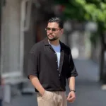 پیراهن کنفی آستین کوتاه