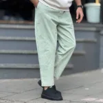 شلوار مام پارچه ای کتان - Image 7