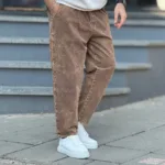 شلوار مام پارچه ای کتان - Image 6