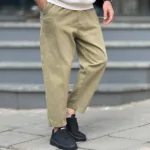 شلوار مام پارچه ای کتان - Image 5