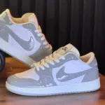 کفش اسپرت جردن وان طوسی سفید 208 - Image 2