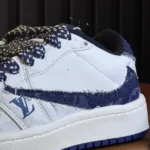 کفش اسپرت جردن وان سفید آبی لویی ویتون 210 - Image 3