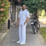 ست پیراهن و شلوار کبریتی