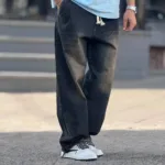 شلوار بگ دو کوپ جین گرم بالا