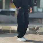 شلوار بگ پیله دار جین کمر کش - Image 3