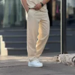 شلوار کنفی نیم بگ کمر کش - Image 3