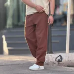 شلوار کنفی بگ کمر کش - Image 2