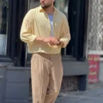 پیراهن کنفی آستین بلند اسلپ - Image 3