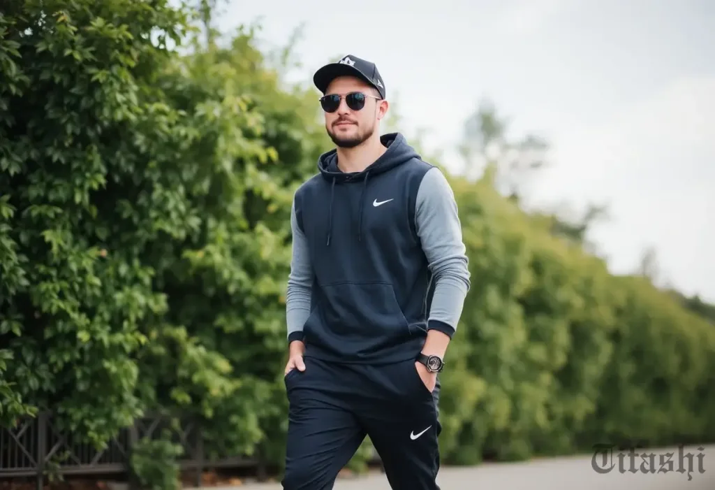 اصول ست کردن تی‌شرت، شلوار و کفش در استایل اسپرت مردانه