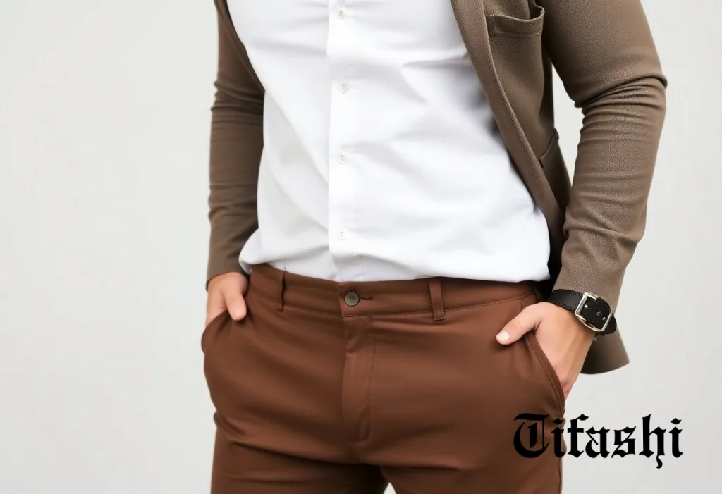 شلوار مناسب افراد چاق و قد بلند