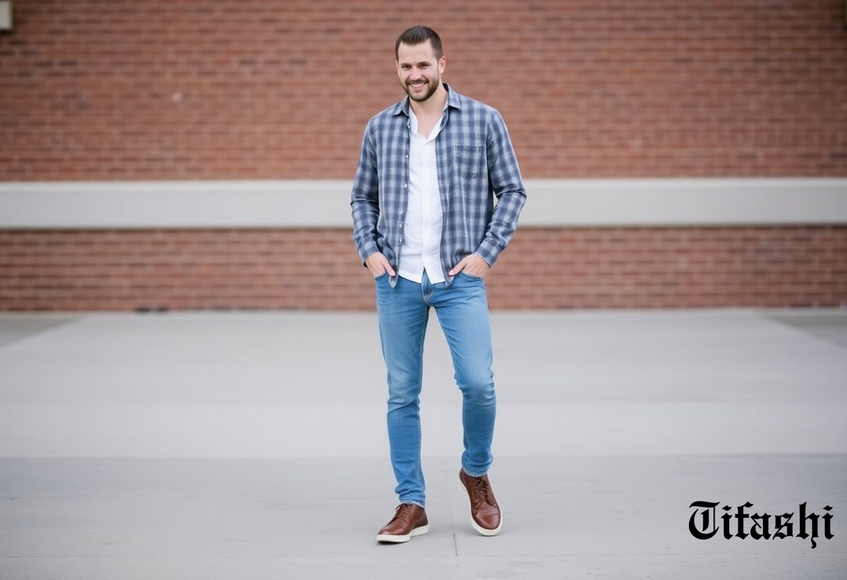 ست کردن شلوار جین با پیراهن مردانه؛ نکات کاربردی برای استایل روزمره