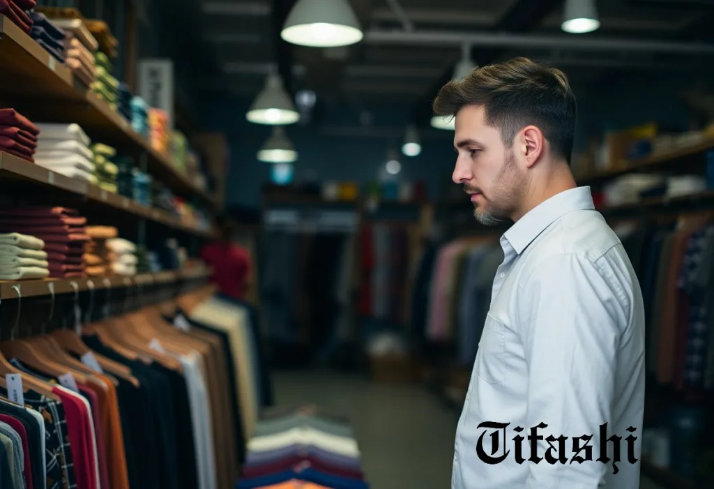 سایز لباس بر اساس قد و وزن مردانه