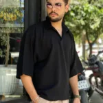 تیشرت یقه‌ دار مردانه آستین کوتاه کنفی - Image 9