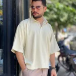 تیشرت یقه‌ دار مردانه آستین کوتاه کنفی - Image 5