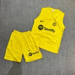 ست رکابی و شلوارک ورزشی مردانه بارسلونا - Image 7