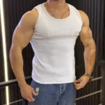 تنک تاپ مردانه کبریتی ساده