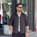 پیراهن تنسل آستین کوتاه مردانه - Image 4