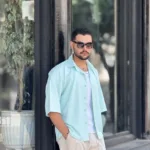 پیراهن تنسل آستین کوتاه مردانه - Image 8