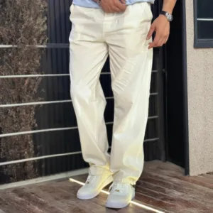 شلوار بگ لینن کنفی