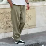 شلوار بگ کتان دو کوپ