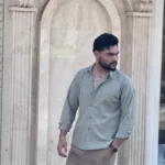 پیراهن مردانه آستین بلند لینن ساده - Image 11