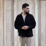 پیراهن مردانه آستین بلند لینن ساده - Image 2