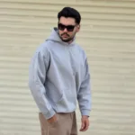 هودی مردانه ساده ضخیم جدید - Image 12