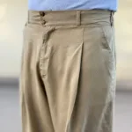 شلوار پارچه ای بگ مردانه بزیاق پیله دار - Image 12