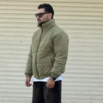 کاپشن پفی مردانه زمستانی بیسیک - Image 7