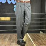 شلوار مردانه گاباردین پیله‌ دار کلاسیک - Image 2