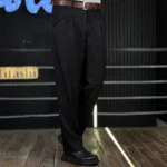 شلوار مردانه گاباردین پیله‌ دار کلاسیک - Image 5