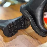 بوت مردانه مشکی بغل کش مک کویین - Image 3