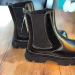 بوت مردانه مشکی بغل کش ZARA - Image 3