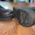 بوت مردانه مشکی بند دار بغل زیپ برشکا - Image 4