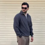 دورس مردانه اسپرت نیم زیپ کلاسیک