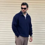 دورس مردانه اسپرت نیم زیپ کلاسیک - Image 17