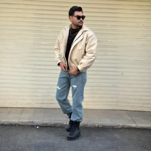 کاپشن مردانه اسپرت چرم ZARA