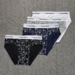 شورت مردانه اسلیپ بدون پا طرح دار کلوین کلین CK