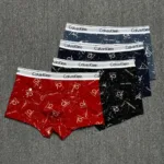 شورت مردانه نیم پا طرح دار کلوین کلین CK