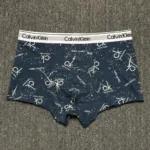 شورت مردانه نیم پا طرح دار کلوین کلین CK - Image 3