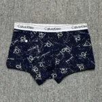 شورت مردانه نیم پا طرح دار کلوین کلین CK - Image 4