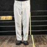 شلوار پارچه ای کلاسیک نیم بگ مردانه بزیاق پیله دار - Image 8