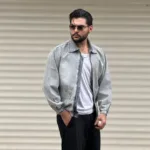 جکت جین مردانه قواره بزرگ وارداتی - Image 6