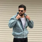 جکت جین مردانه قواره بزرگ وارداتی